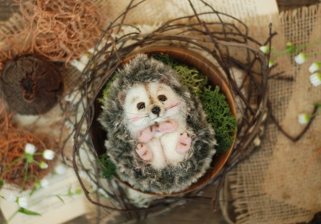 misie i maskotki Jeżyk Miniaturka