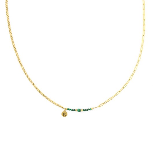 naszyjniki - inne Baby Bestseller! Naszyjnik z kamieniem spokoju - Malachit