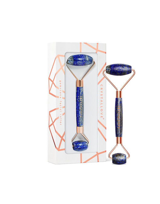 akcesoria dla niej CRYSTALLOVE Masażer do twarzy lapis lazuli