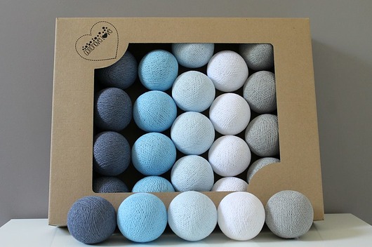 Cotton Balls Blue Wind 20 szt. MIA home