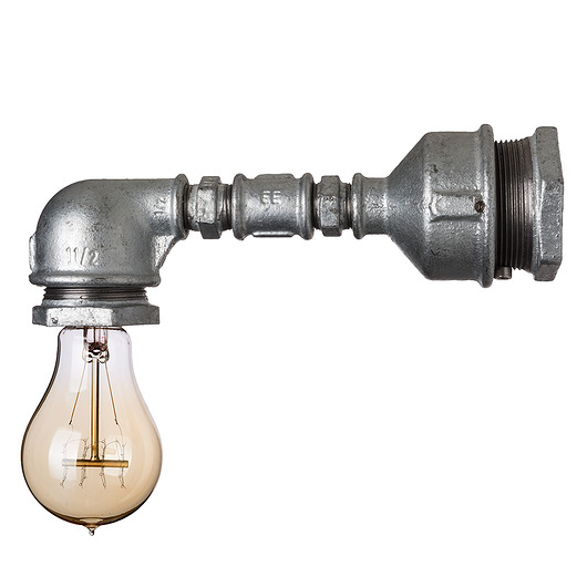 Industrialna Lampa Loft z Rur. Kinkiet Mada long IwonaLa