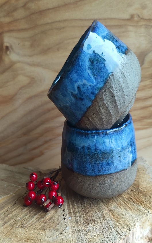 kubki Ceramiczna czarka -błękitne oko