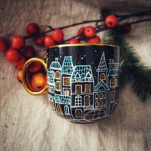 kubki Zimowy kubek NOC