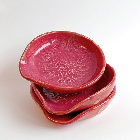 kuchnia - różne Podstawka pod łyżkę różowa