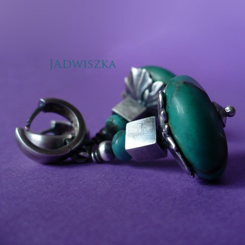 Etno - turkus w liściach XXXJadwiszka