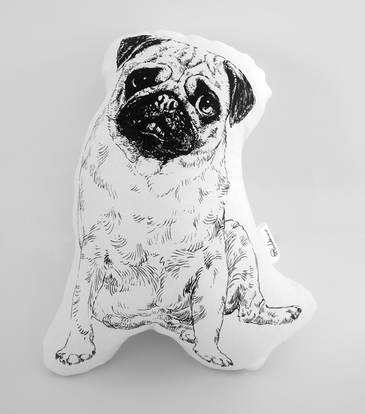 Mops - maskotka bawełniana Wild Dot
