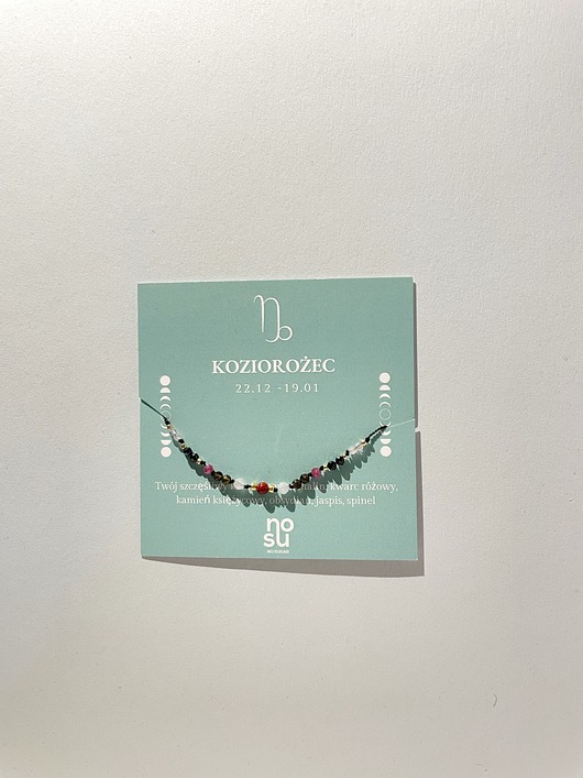 bransoletki z kamieni naturalnych Bransoletka ZODIAK KOZIOROŻEC