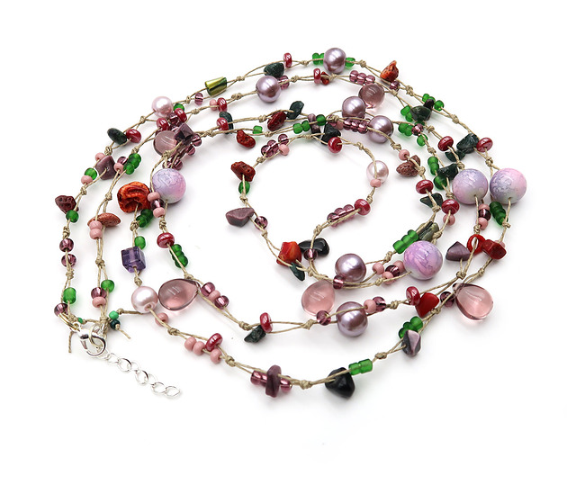 kolie Leśne owoce - korale