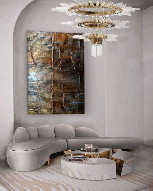obrazy CORRIENTES DE ORO- Wielkoformatowy obraz art&texture