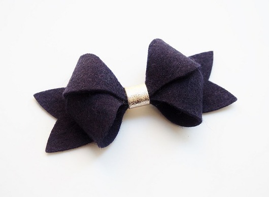 Spinka do włosów kokarda BUTTERFLY BOW MAXI Momilio