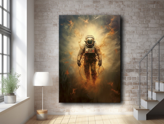 plakaty Kosmonauta - Plakat - Druk - Abstrakcja, Surrealizm, Loft #2
