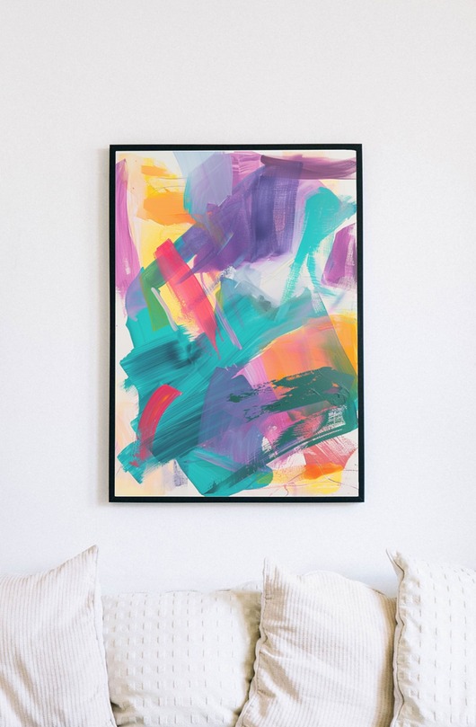 plakaty Plakat - Abstract brush 1