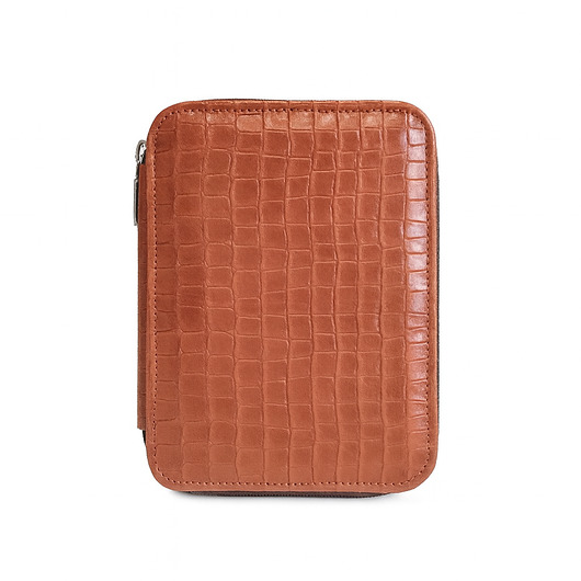 piórniki Etui na 12 piór lub długopisów - brązowe