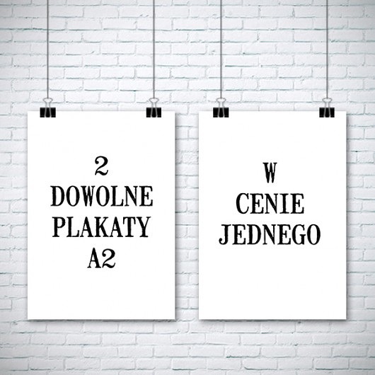 2 plakaty w cenie jednego Malgorzata Domanska