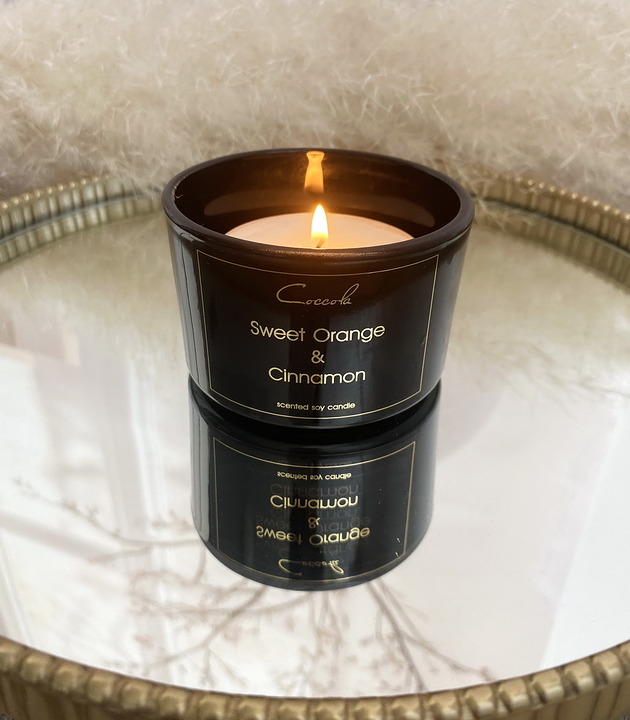 świeczniki i świece Sweet Orange & Cinnamon świeca sojowa 3x t-ligth (dostępne inne zapachy)