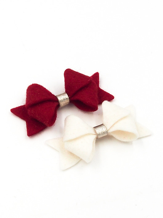 ozdoby do włosów dla dzieci Spinki do włosów kokardki butterfly bow święta