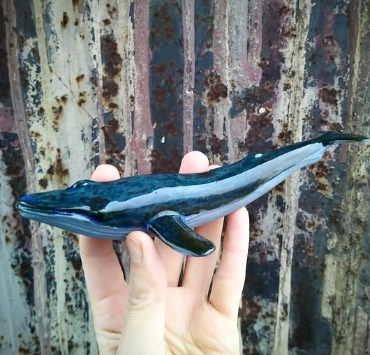 figurki i rzeźby Wieloryb/figurka ceramiczna