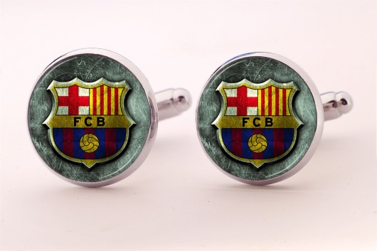 Spinki do mankietów klub piłkarski FC Barcelona EGGinEGG
