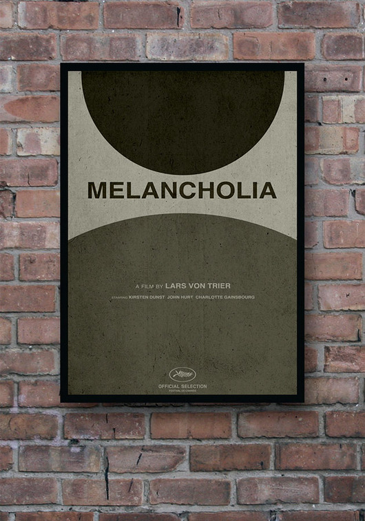 Melancholia - plakat minimalmill
