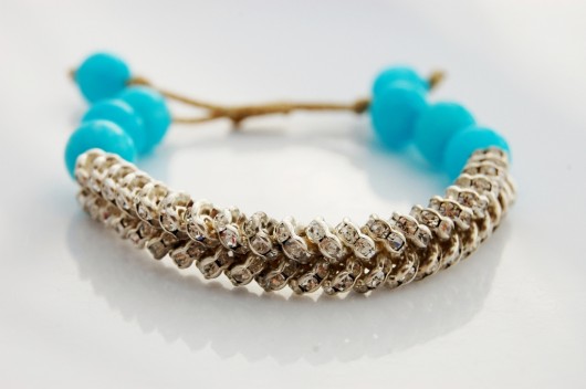 Bransoletka &quot;blue screws&quot; JS Jewelery
