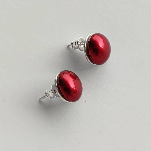 kolczyki z kamieniami Kolczyki OKRĄG