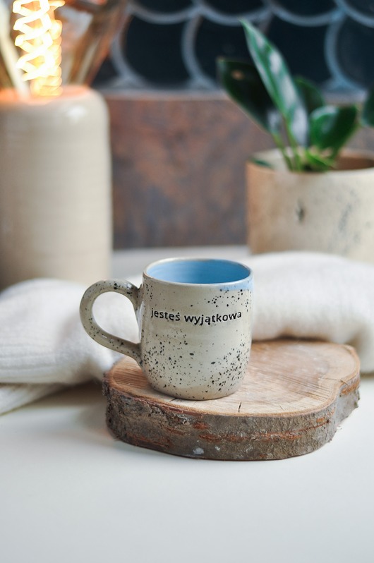 kubki Ceramiczny Kubek 250 ml "Jesteś Wyjątkowa"