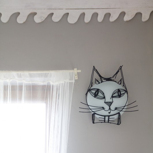 Kinkiet Kotek z muszką meoko