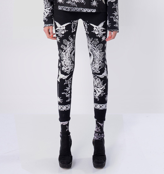 legginsy legginsy serce