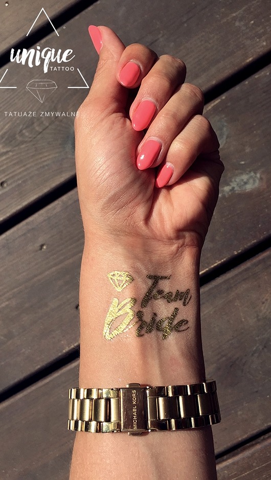 DIAMENT Team Bride Wieczór Panieński Tatuaże Unique Tattoo