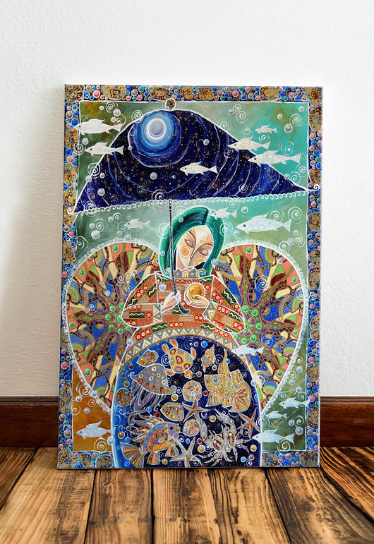 obrazy Poznaj głębokość swojego świata. Giclee
