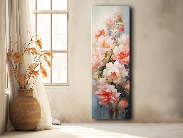 plakaty Peonie - Plakat - Olej, Boho, Abstrakcja