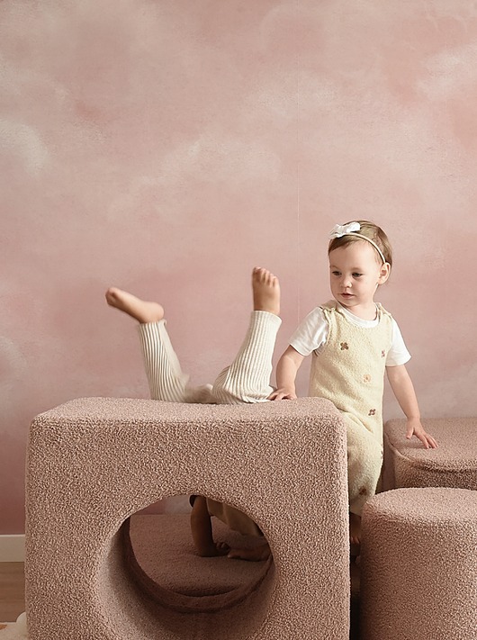 meble do pokoju dziecka PlaySet  Playlo -  Różowy tor przeszkód - Domowy plac zabaw Montesorri