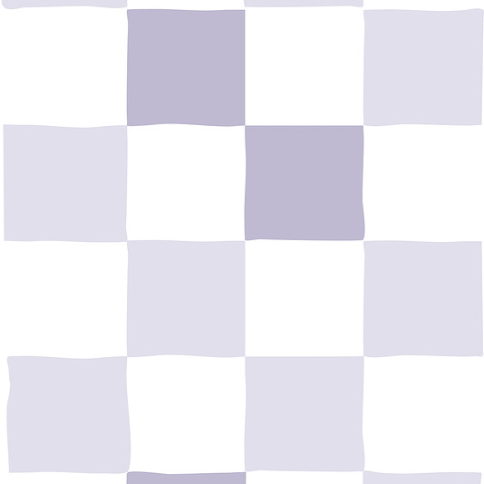 naklejki ścienne do pokoju dziecka Tapeta dla dzieci Szachownica  "Lavender Chess"