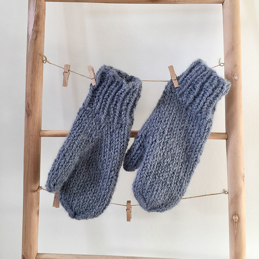 Rękawiczki z jednym palcem / handmade woolissocool