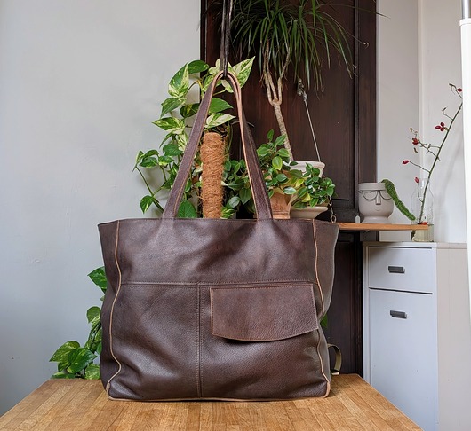 torby na ramię Brązowa czekoladowa skórzana torebka na ramię