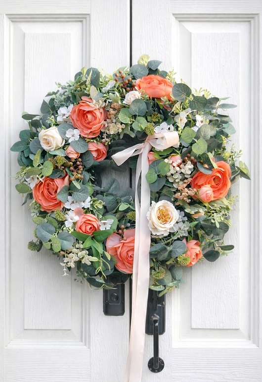 wianki wielkanocne Wianek Słoneczne Jaskry 45 cm