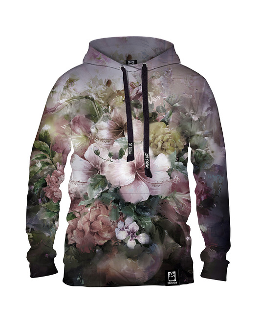 bluza z kapturem damska Damska Bluza z kapturem DR.CROW Flowers Watercolor
