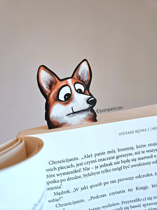 zakładki do książek Zakładka do ksiązki Corgi Pembroke