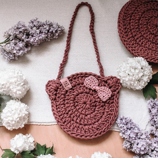 torebki, worki i plecaki dziecięce Torebka dla dziewczynki MISIACZEK 1-4 lata