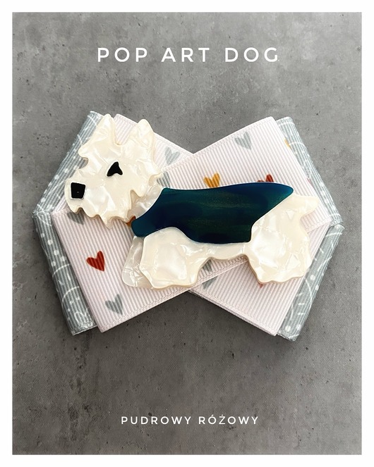 broszki Kolekcja Pop Art Dog Brosza  West / White Terrier. NEW