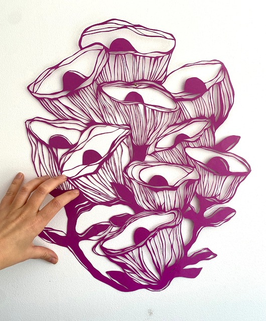 inne Krokusy, Wycinanka z papieru (bez oprawy)