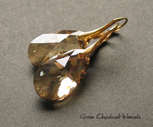 kryształ Swarovski w złocie Gosia Chruściel-Waniek