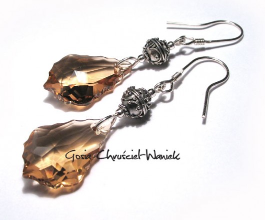 kryształ Swarovski w srebrze Gosia Chruściel-Waniek