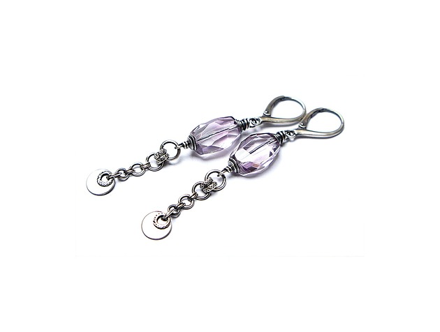 kolczyki srebrne Kolczyki srebrne Ametrine vol. 2 