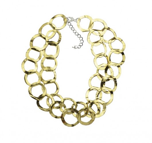 Circles and lines- gold Republika jewelry