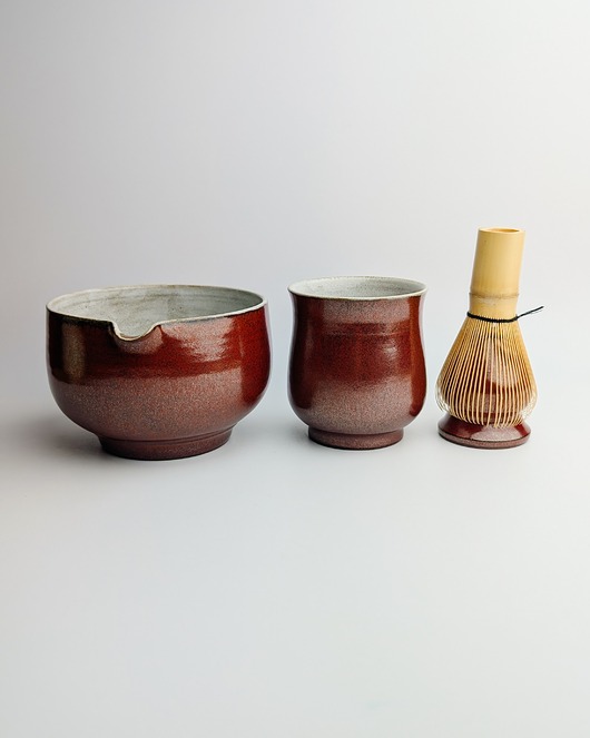 kubki Zestaw startowy do matchy (matchawan, chasentate, czarka i chasen)