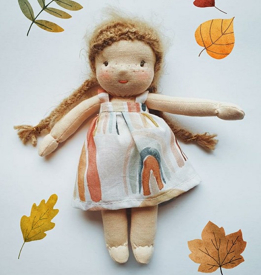 Lalka waldorfska dziewczynka STUDIO PUPPE