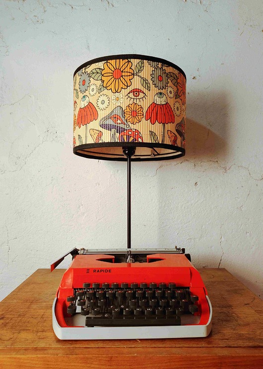lampy stołowe Lampa stołowa z maszyny do pisania RAPIDE