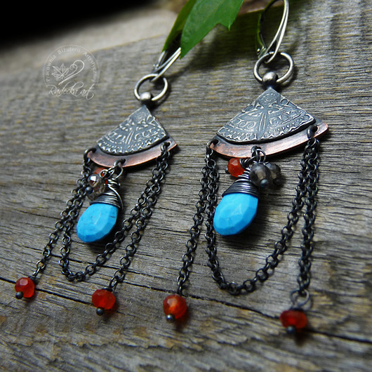 Triangle & Turquoise Radecka art