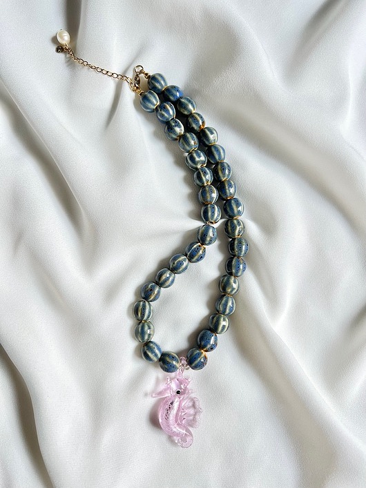 korale Naszyjnik Konik Morski